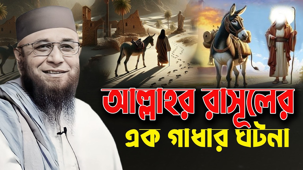 আল্লাহর রাসূলের এক গাধার ঘটনা মুফতী নজরুল ইসলাম কাসেমী, Mufti Nazrul Islam Kasemi