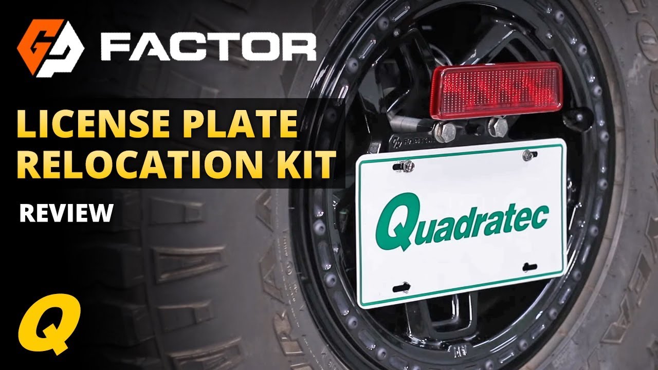 GP Factor License Plate Relocation Bracket Review for 2007-2018 Jeep Wrangler JK