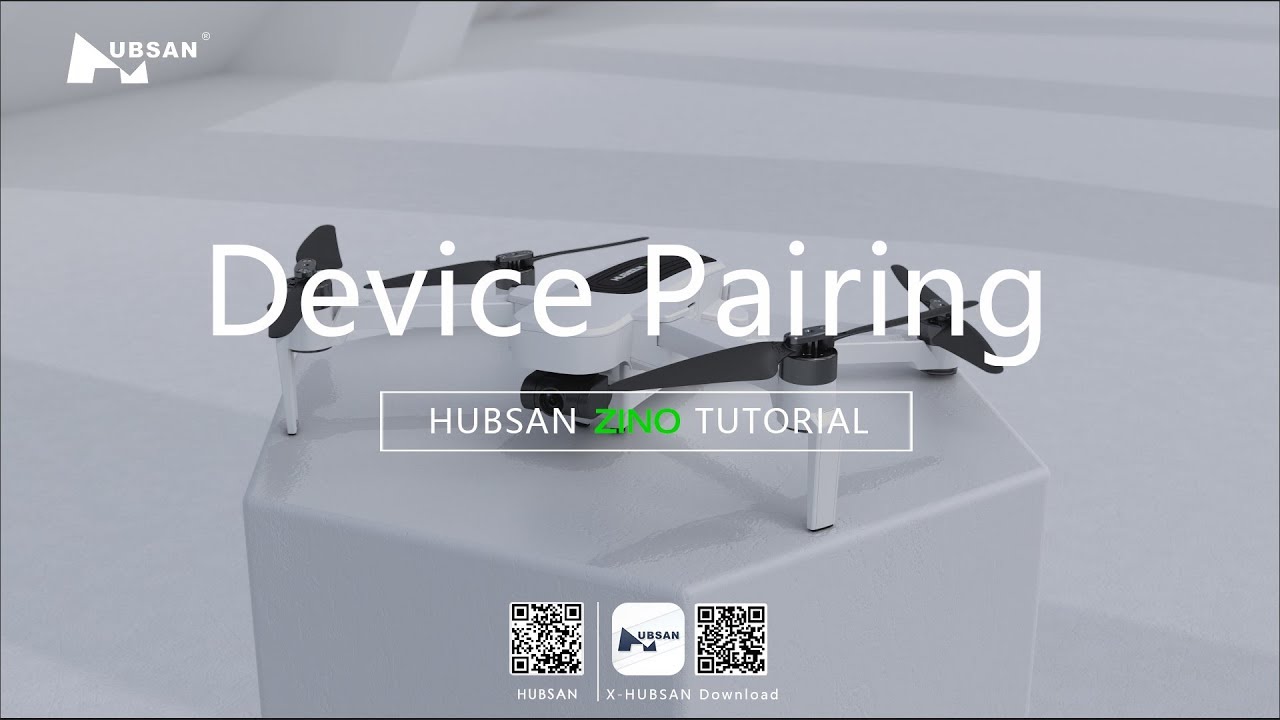 HUBSAN ZINO HT016B Controller + Aircraft + Mobile Device Pairing Tutorial