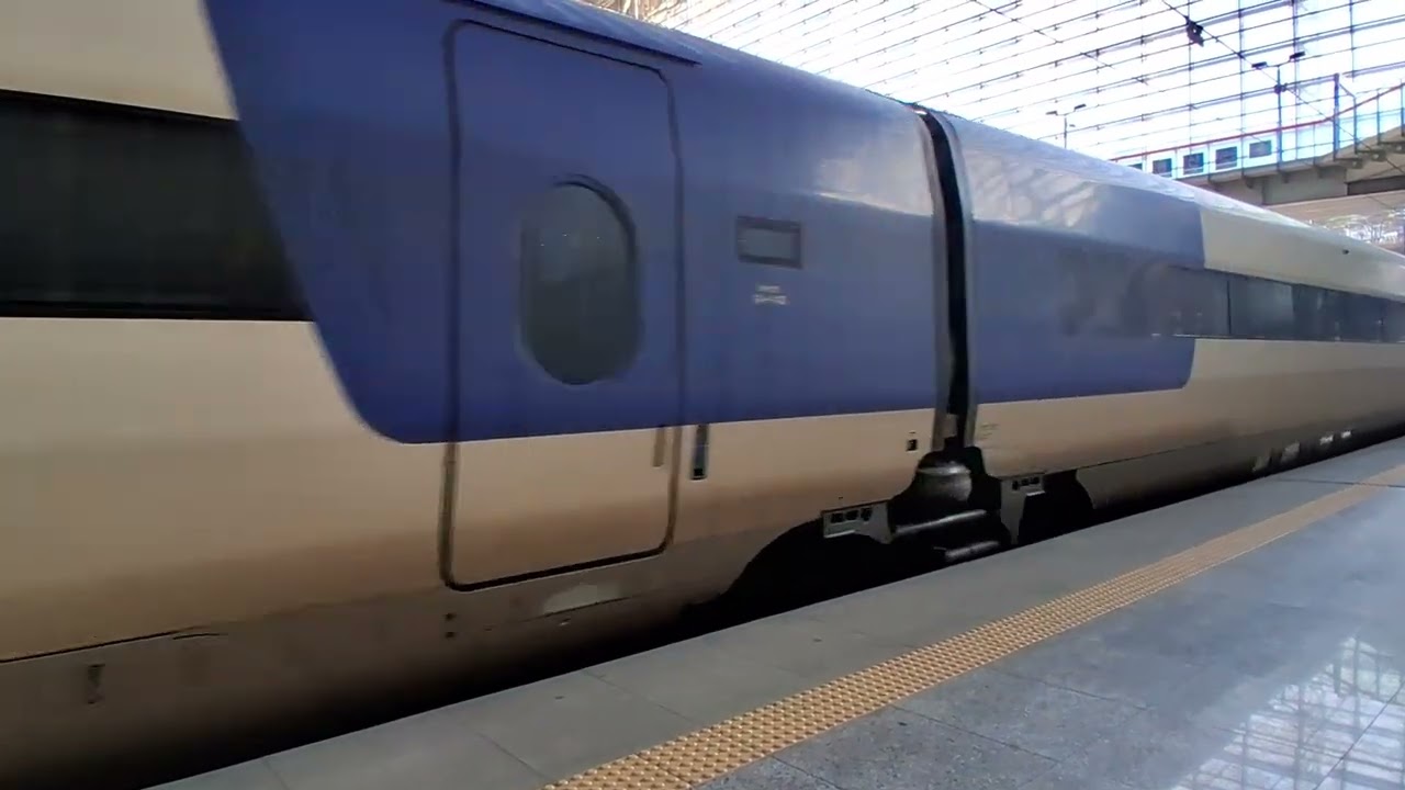 KTX-산천 + KTX-산천 서울행 광명역 진입