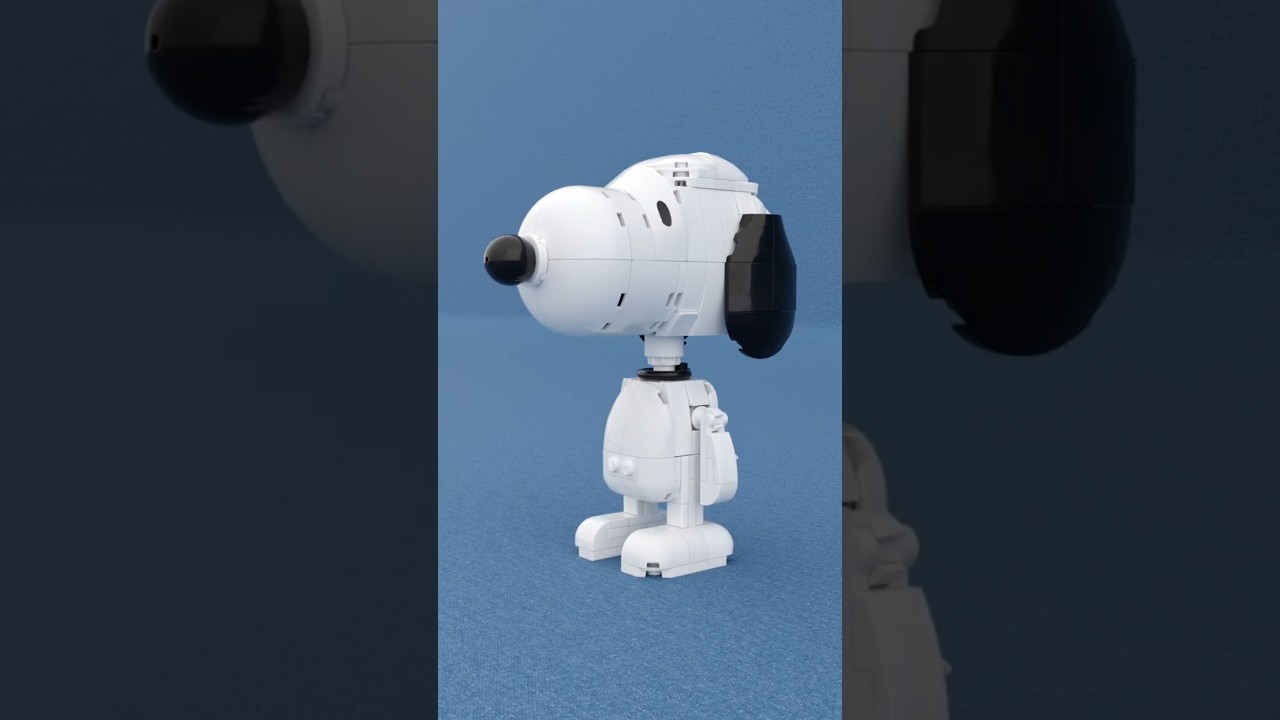 LEGO Snoopy from Set 21368 Satisfying Speed Build #lego