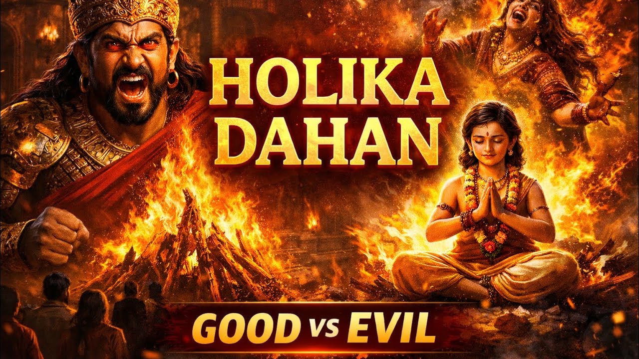 The Real Story of Holika Dahan 🔥 | Holi Special Mythology