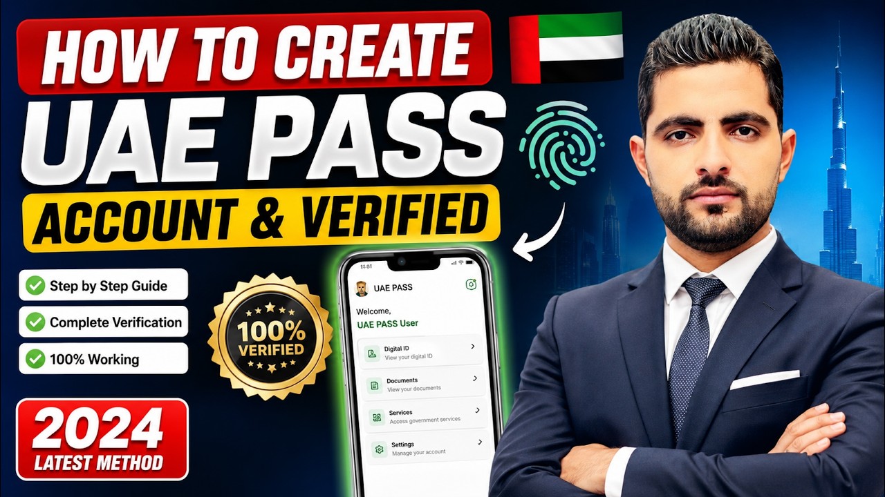 How To Create UAE PASS Account & Get Verified | Full Step-by-Step Guide | 100% Working