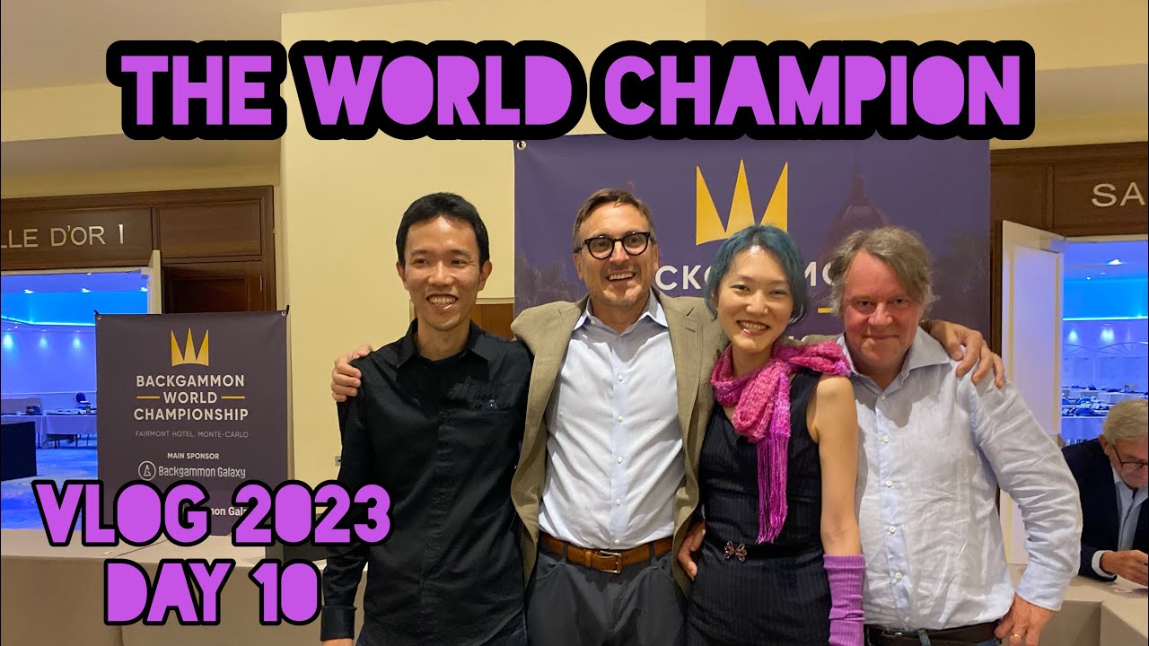 WORLD CHAMPION is CROWNED!! | Backgammon World Championship Vlog 2023: Day 10