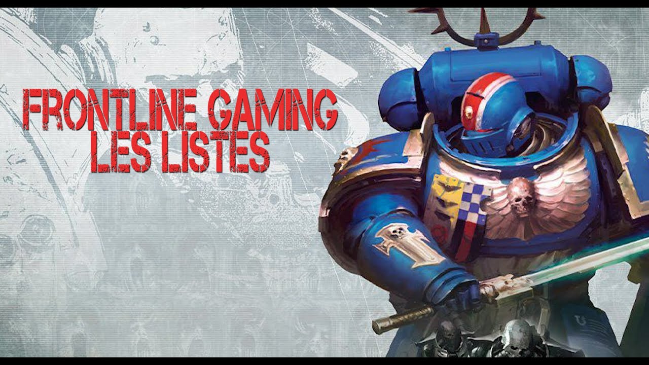 [40K] Blood Angels, Sororita, Tyranids Top Listes : Frontline Gaming