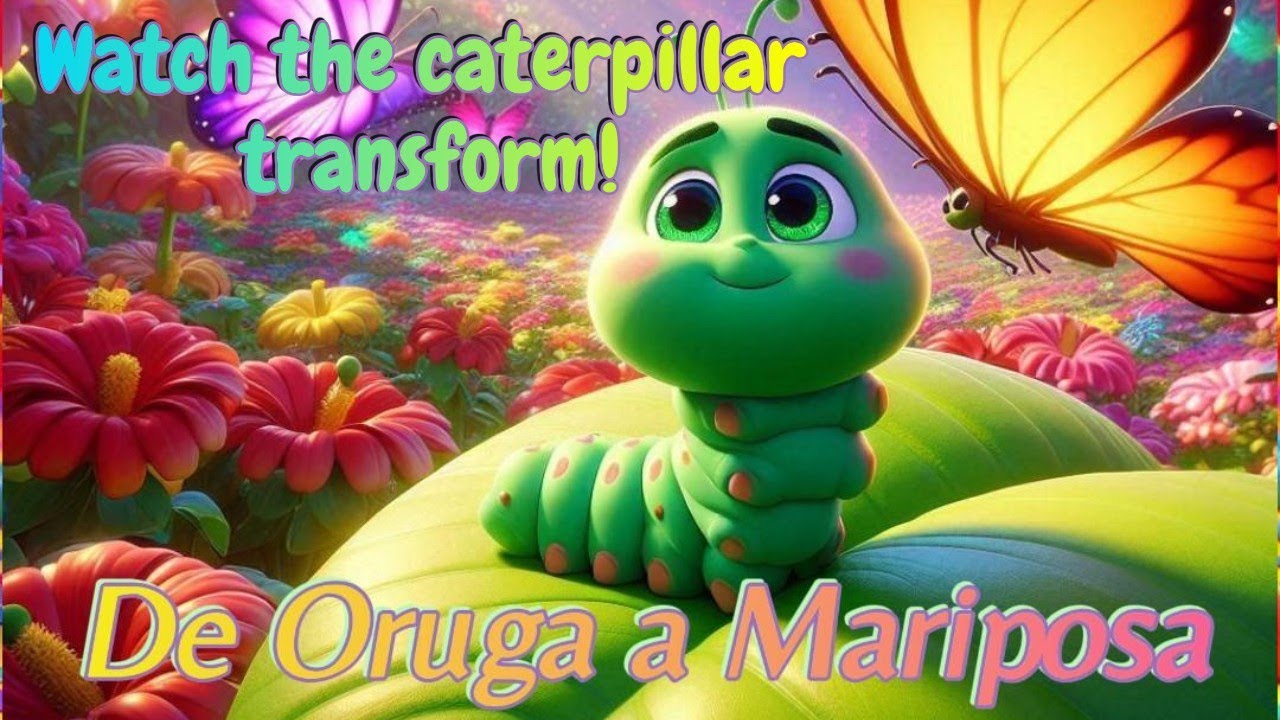 Transformación Mágica 🐛✨ | Magic Transformation – La Oruga y la Mariposa 🦋