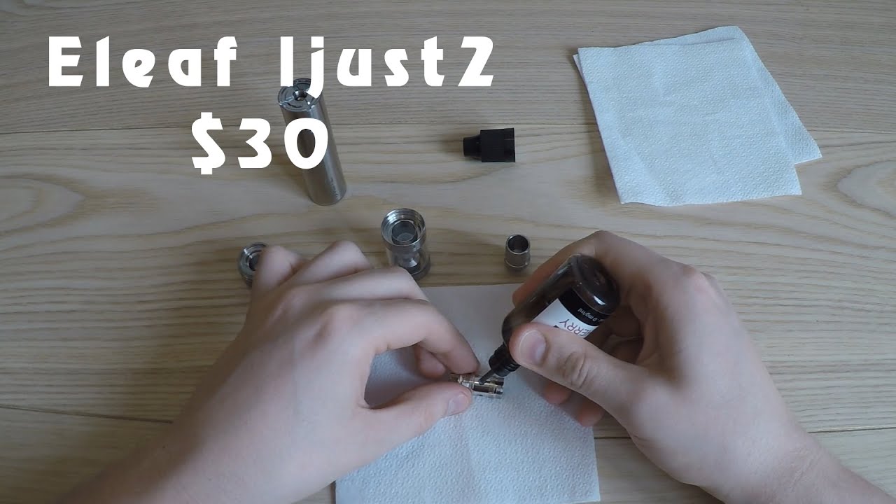 Крутой электронный кальян Eleaf Ijust2, как разобрать и заправить паритель!