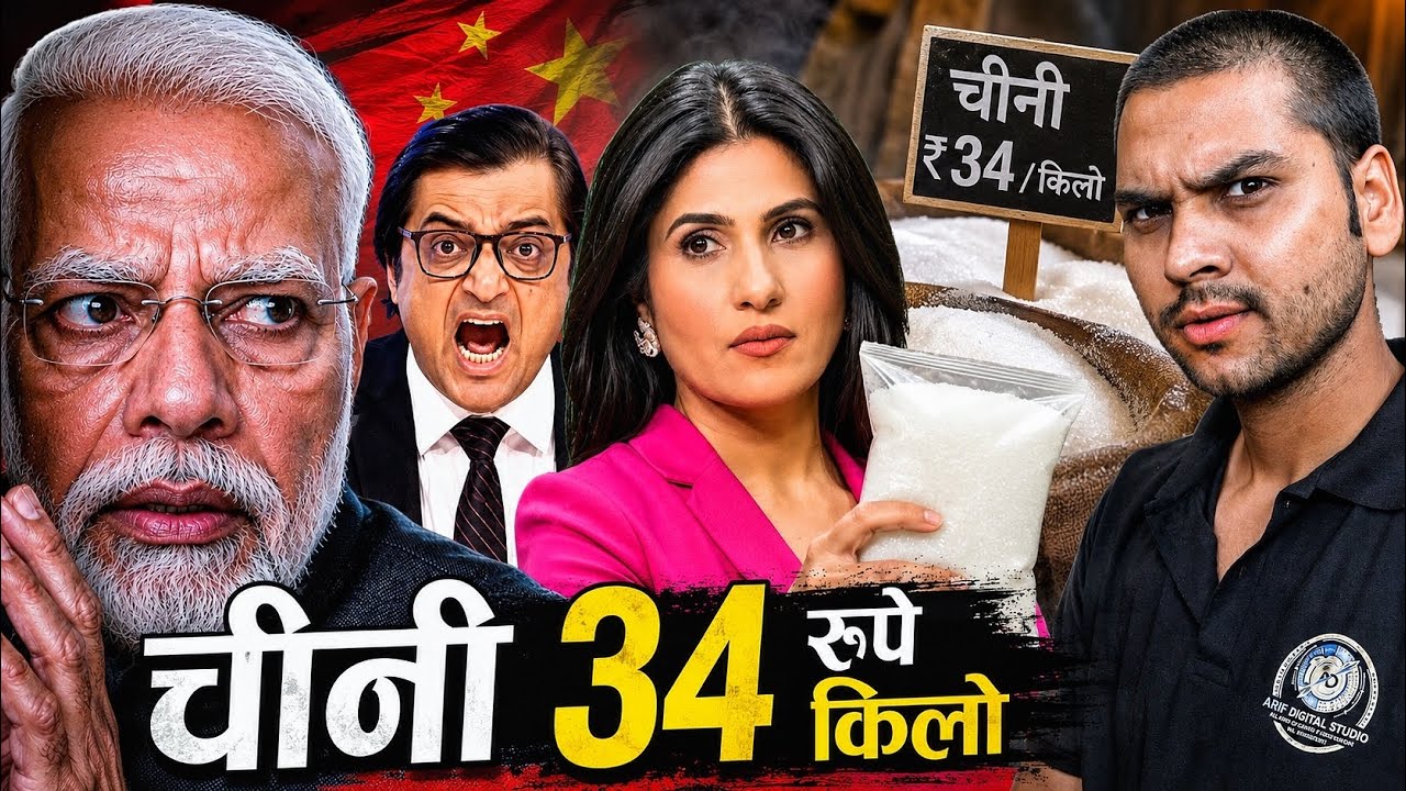 Rubika Liyaqat Godi Media Dalal | Sugar Price Hike 🤡 Roast Deepak Dos