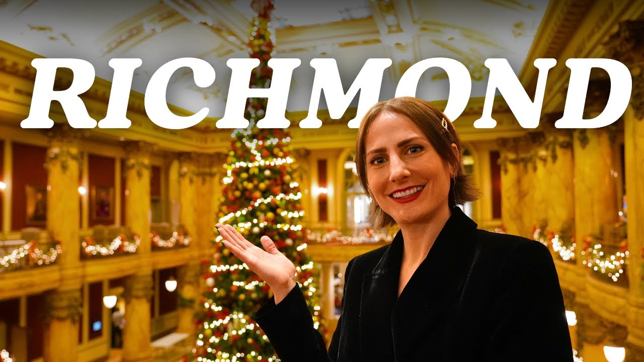 What it's like Staying at The Jefferson Hotel in Richmond, VA during Christmas... | Vlogmas Day 10