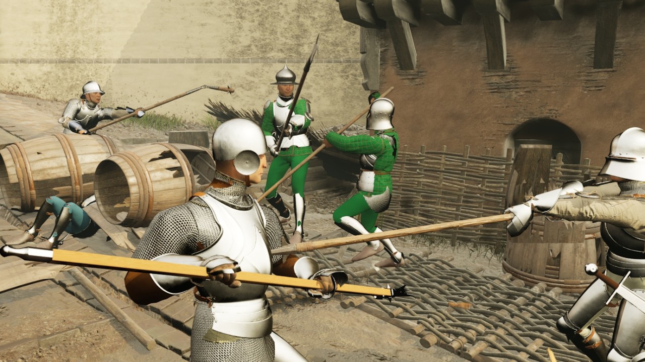 3v3 Group Combat (Half Sword)