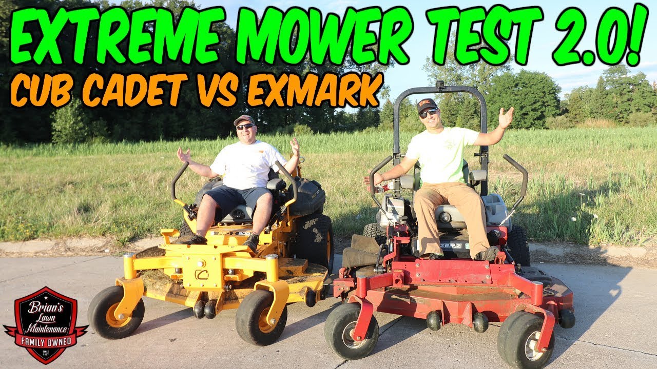 Экстремальный тест газонокосилок 2.0!! Cub Cadet против Exmark ►Кто победит?!