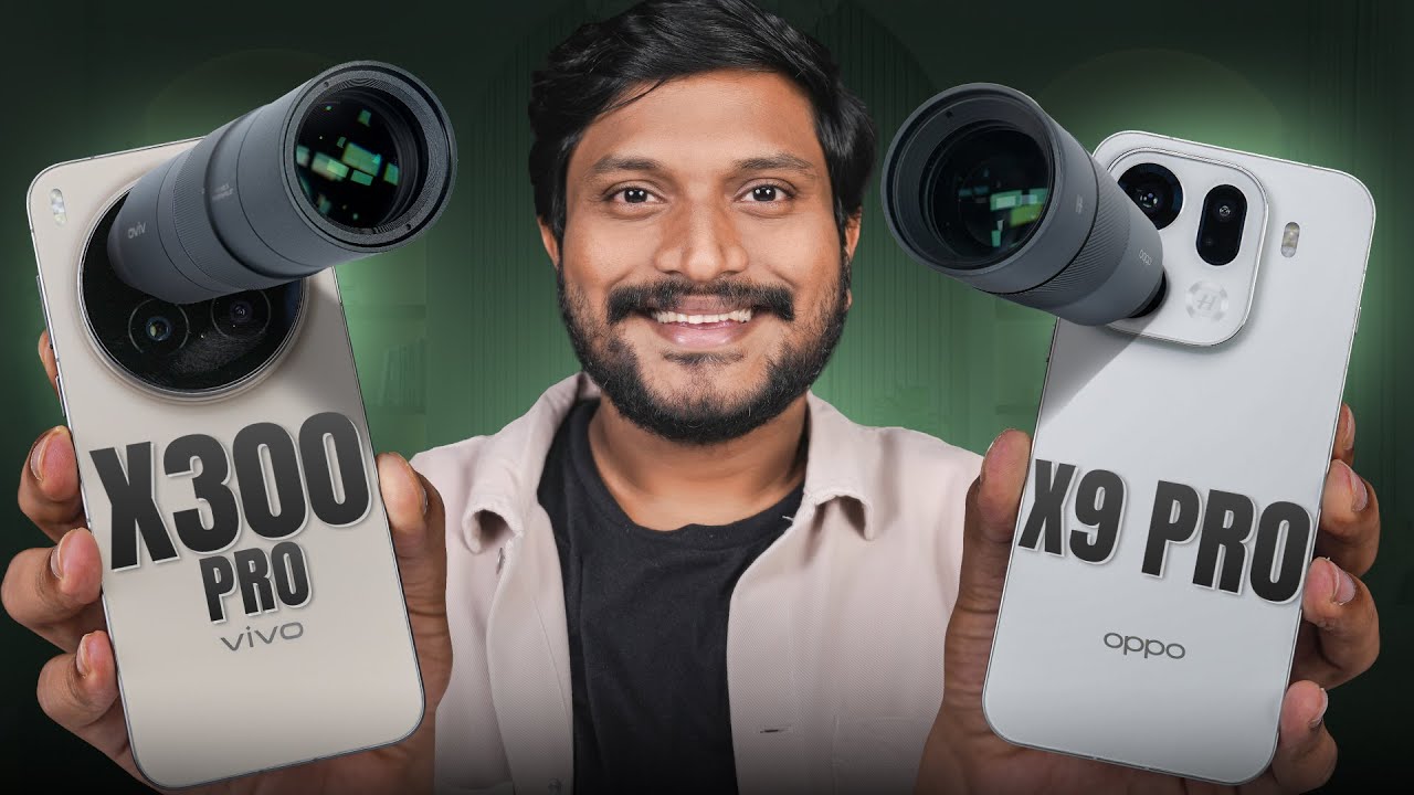 Vivo X300 Pro vs OPPO Find X9 Pro | Best Camera Phone? || Best Tech In Telugu ||