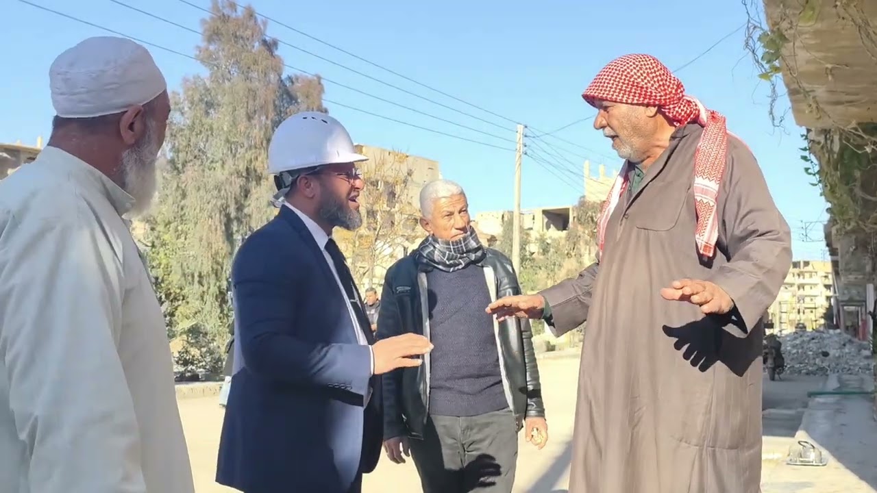 مؤسسة مياه دير الزور تعيد الحياة إلى الأحياء المدمّرة عبر إيصال المياه إلى العائلات العائدة