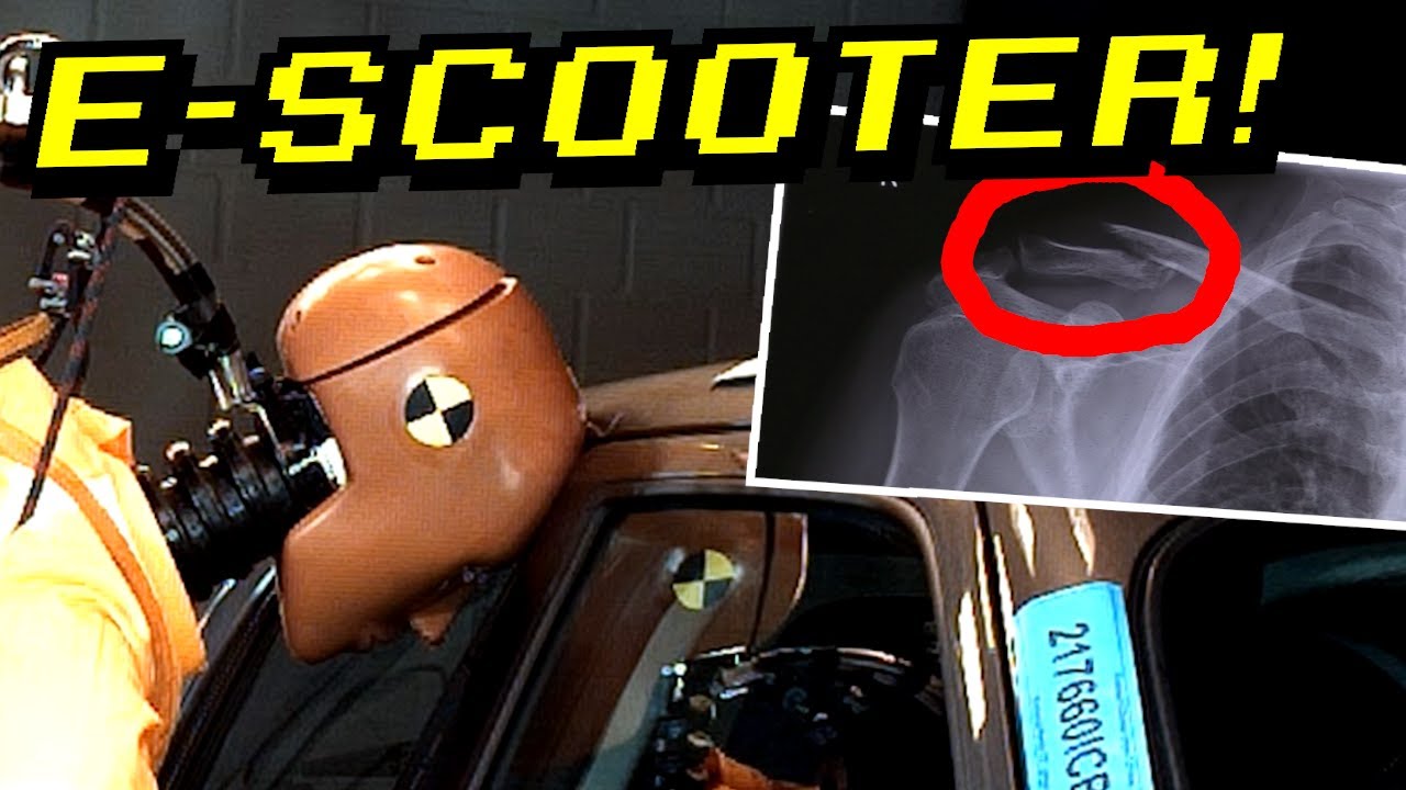 E-Scooter Crashtest! Wie gef&auml;hrlich sind Unf&auml;lle?