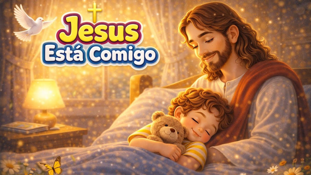 🎵 Jesus Está Comigo - Amiguinhos de Jesus | Música Infantil Cristã Animada