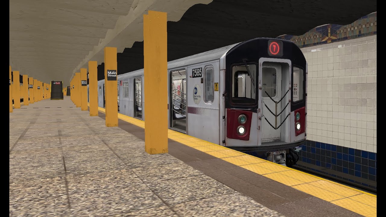 OPENBVE IRT FLUSHING: R188 { 7 } EXP { FLUSHING MAIN STREET TO 34TH HUDSON YARD NTT RAIN