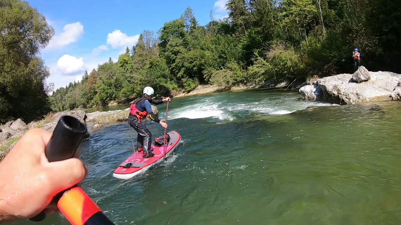 Mittlere Alz Wildwasser SUP