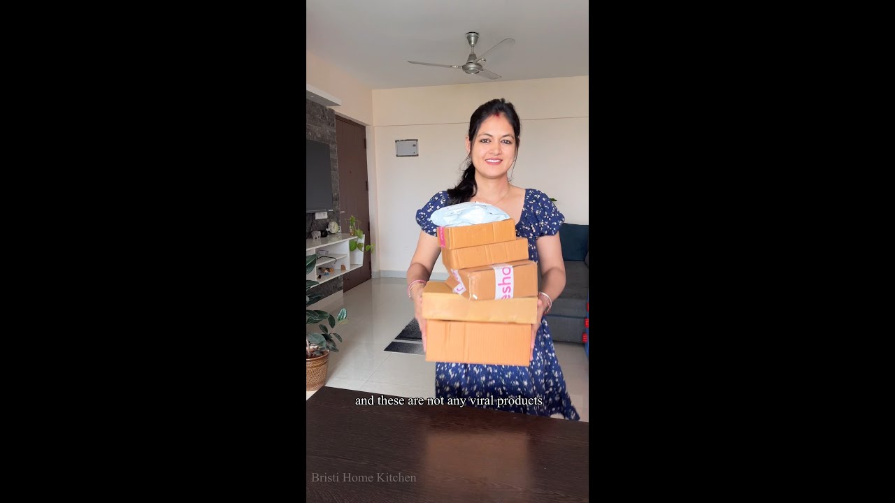 आज मैने Kitchen के लिए ढेर सारी Shopping की है |