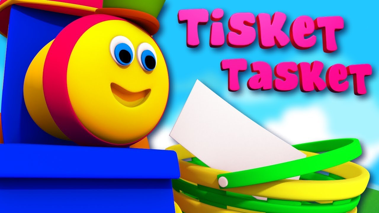 A Tisket A Tasket | Preschool Rhymes by Bob The Train
