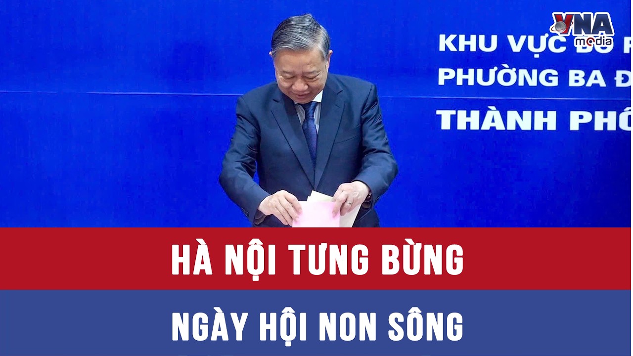 Hà Nội tưng bừng Ngày hội non sông - VNAMedia
