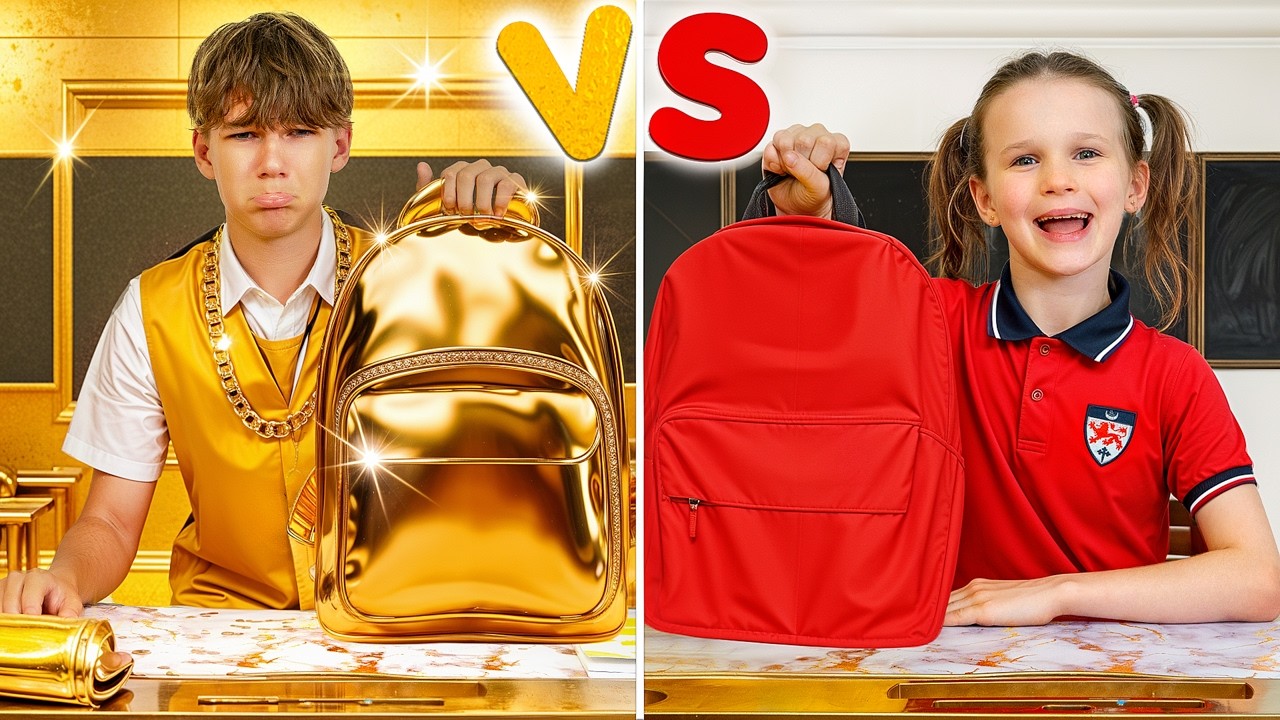 Escuela rica vs escuela pobre ✨💎 | La escuela LEGO más divertida