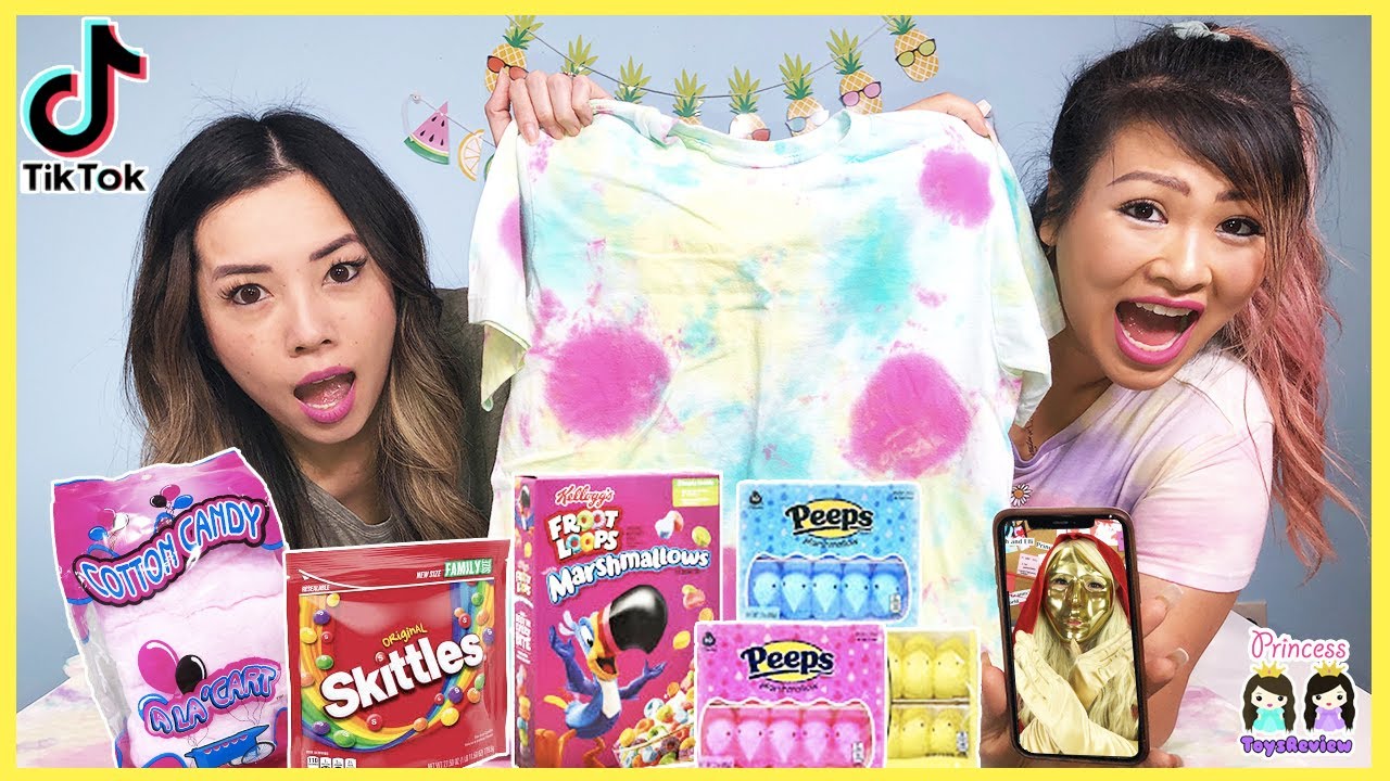 Testing VIRAL TikTok TIE DYE Food Hacks to See if They Actually Work
