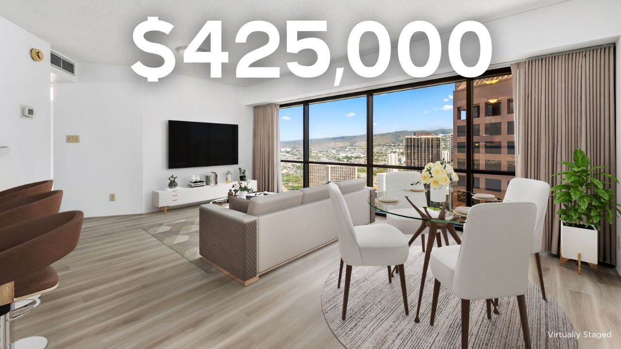 What $425,000 FS buys you in Downtown Honolulu, Hawaii in 2025 - Oahu House Tours | Executive Centre