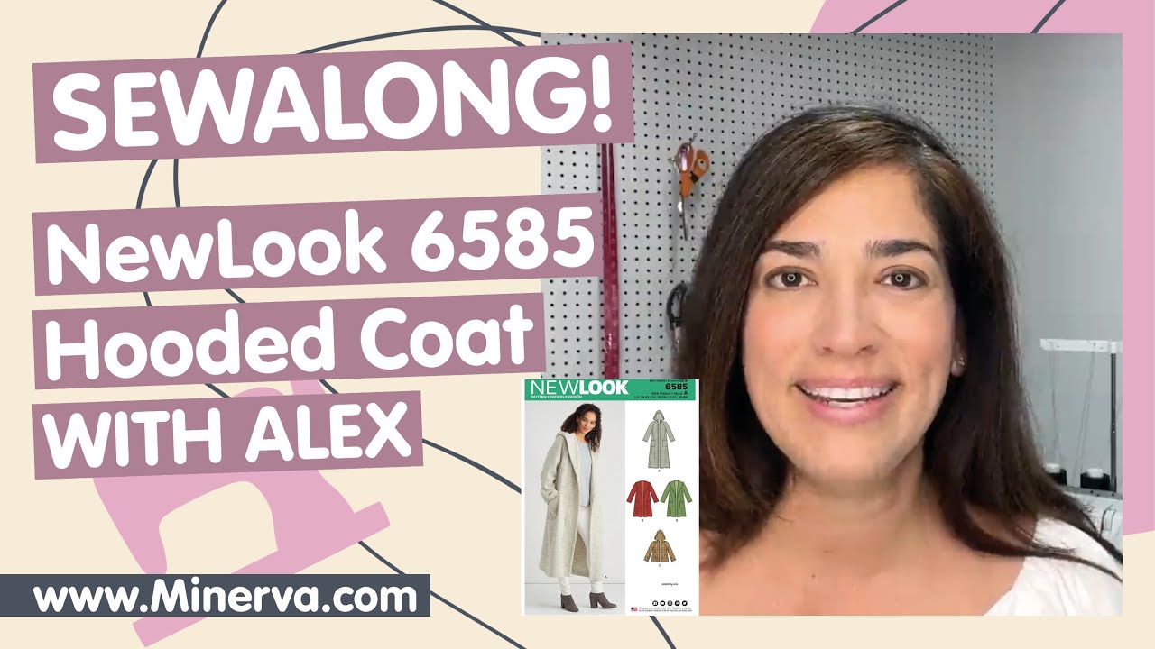 Minerva Sewalong New Look 6585 Coat