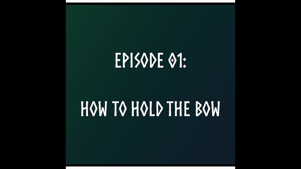 Tagelharpa Course - Episode 01.- How to hold the bow