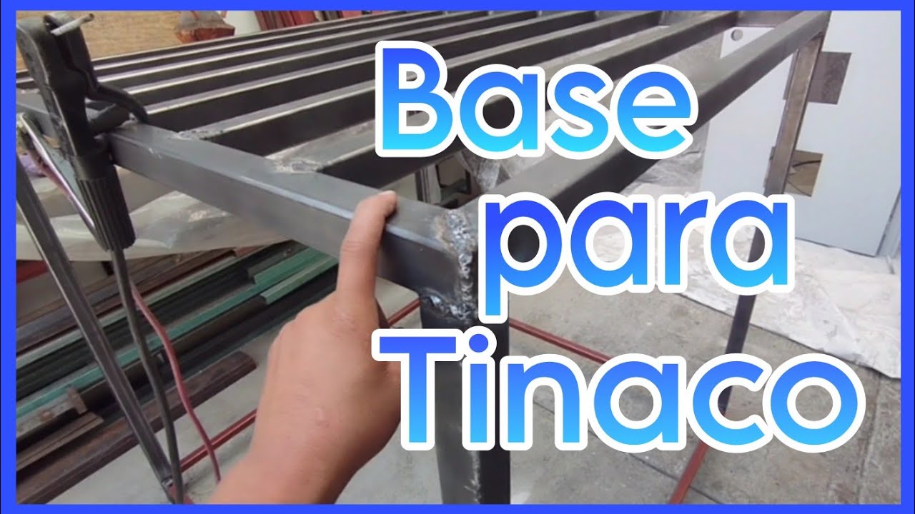 Como hacer una base para tinaco de 1100 Lt