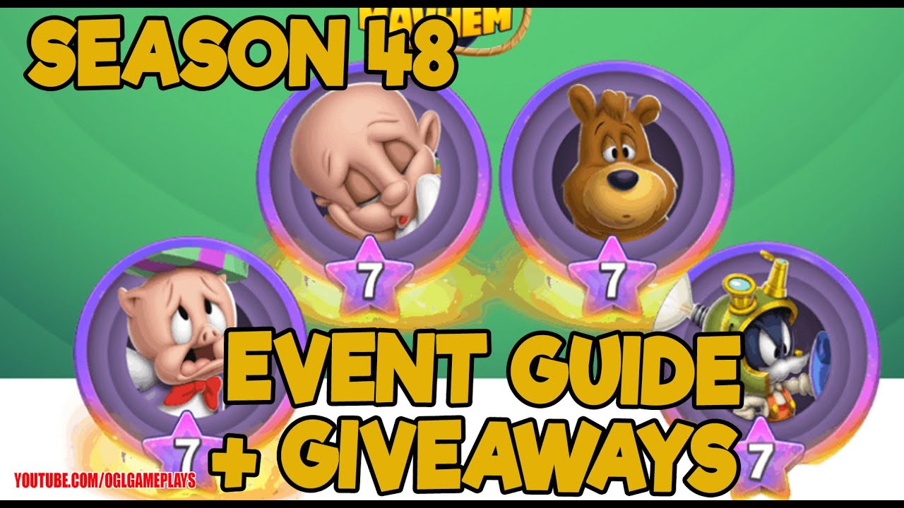 SEASON 48 COSMIC CAMPAIGN GUIDE AND GIVEAWAYS - LOONEY TUNES WORLD OF MAYHEM