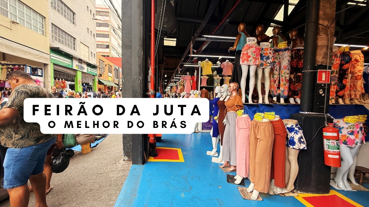 O FEIRÃO DA JUTA é o SHOPPING mais barato do Brás? 🛍️