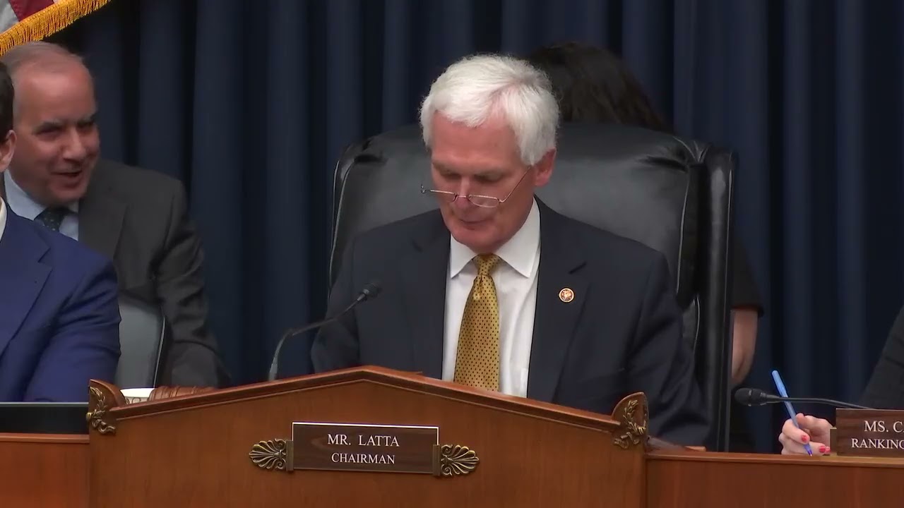 Chairman Latta Delivers Opening Remarks at Energy hearing on PHMSA Pipeline Safety Reauthorization