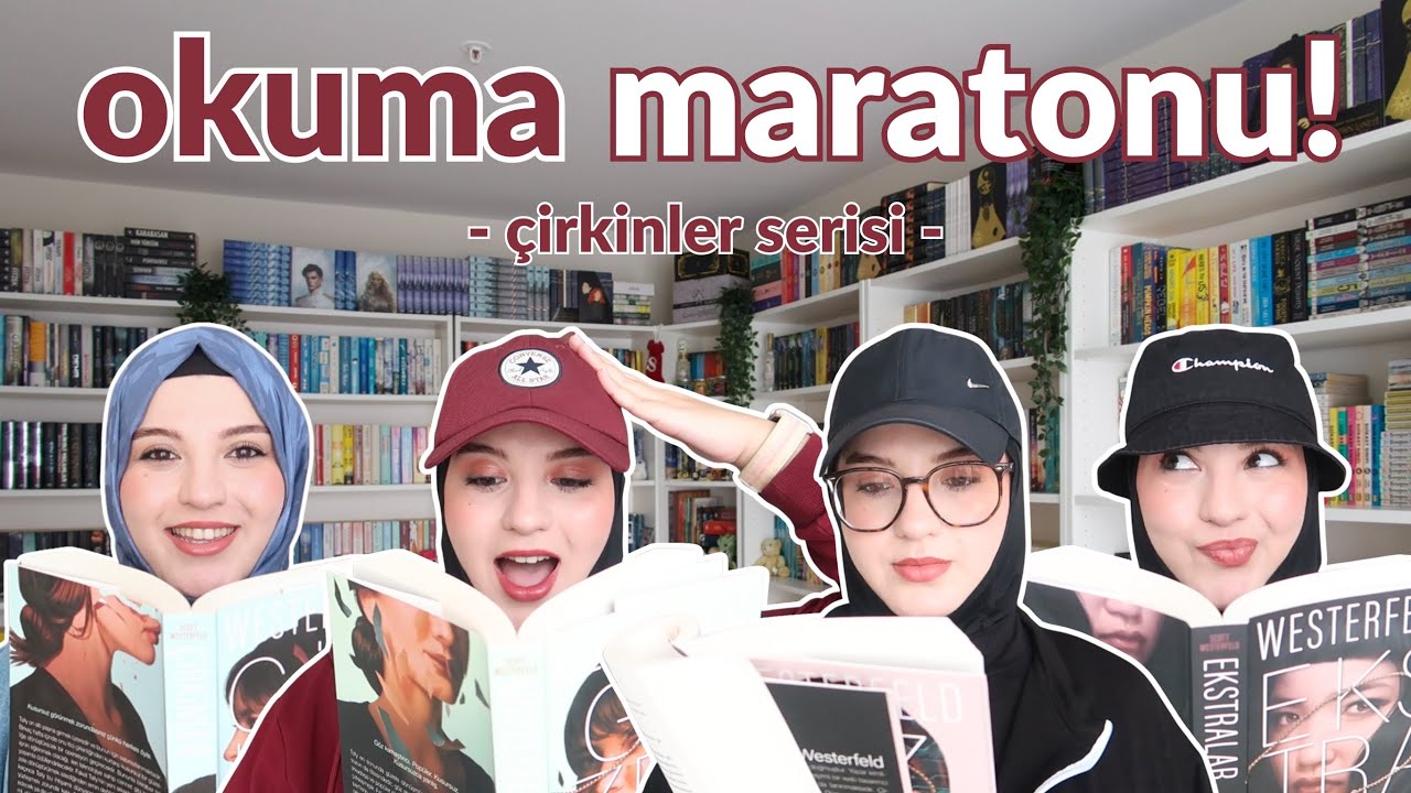 çirkinler serisi okuma maratonu! 📚| bookmas day 7