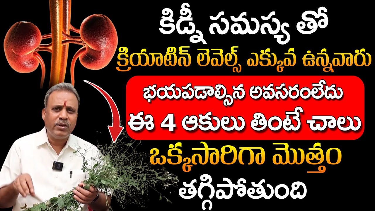 How To Lower Your Creatinine Level Fast to avoid kidney failure and dialysis | Dr. Subramanyam |