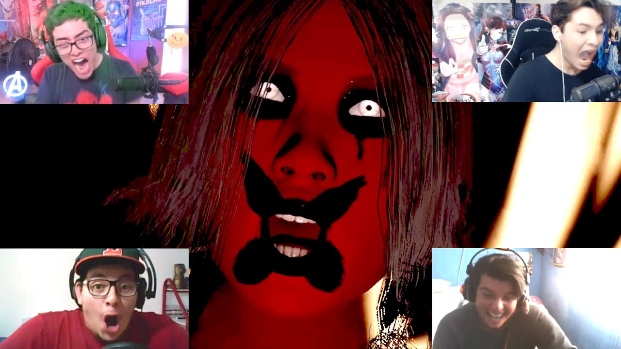 NIÑA POSEÍDA y 4 PANAS (Pacify - Juego de TERROR - 4 Reacciones)