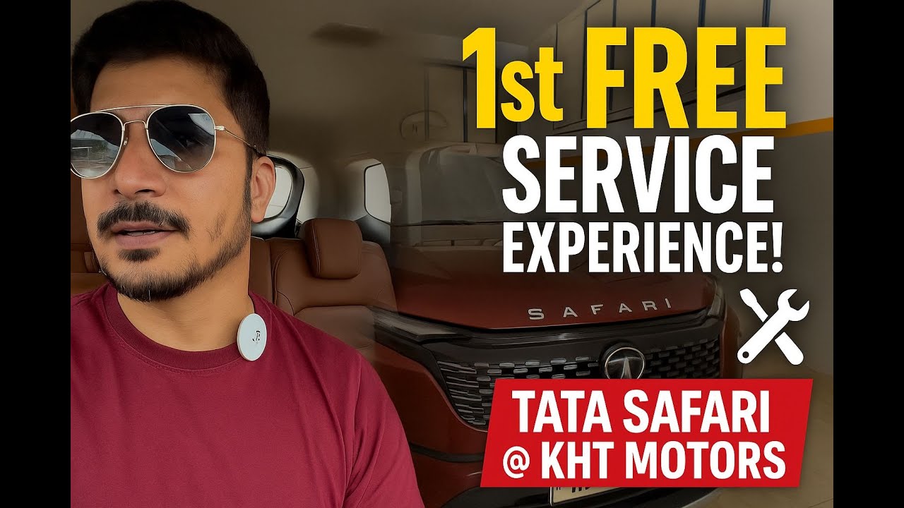 🎥 Real Experience | Tata Safari’s 1st Free Service | KHT Motors Hoodi Bengaluru 🛠️✨ #youtuber