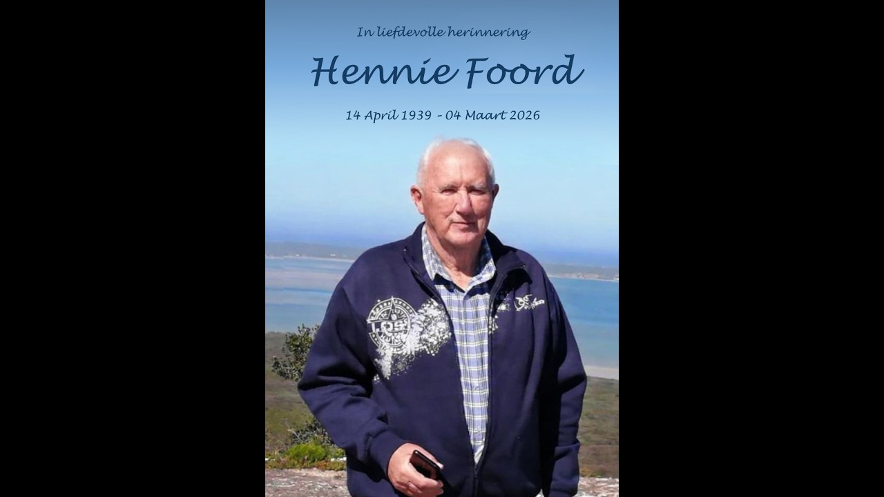 Begrafnisdiens - Hennie Foord