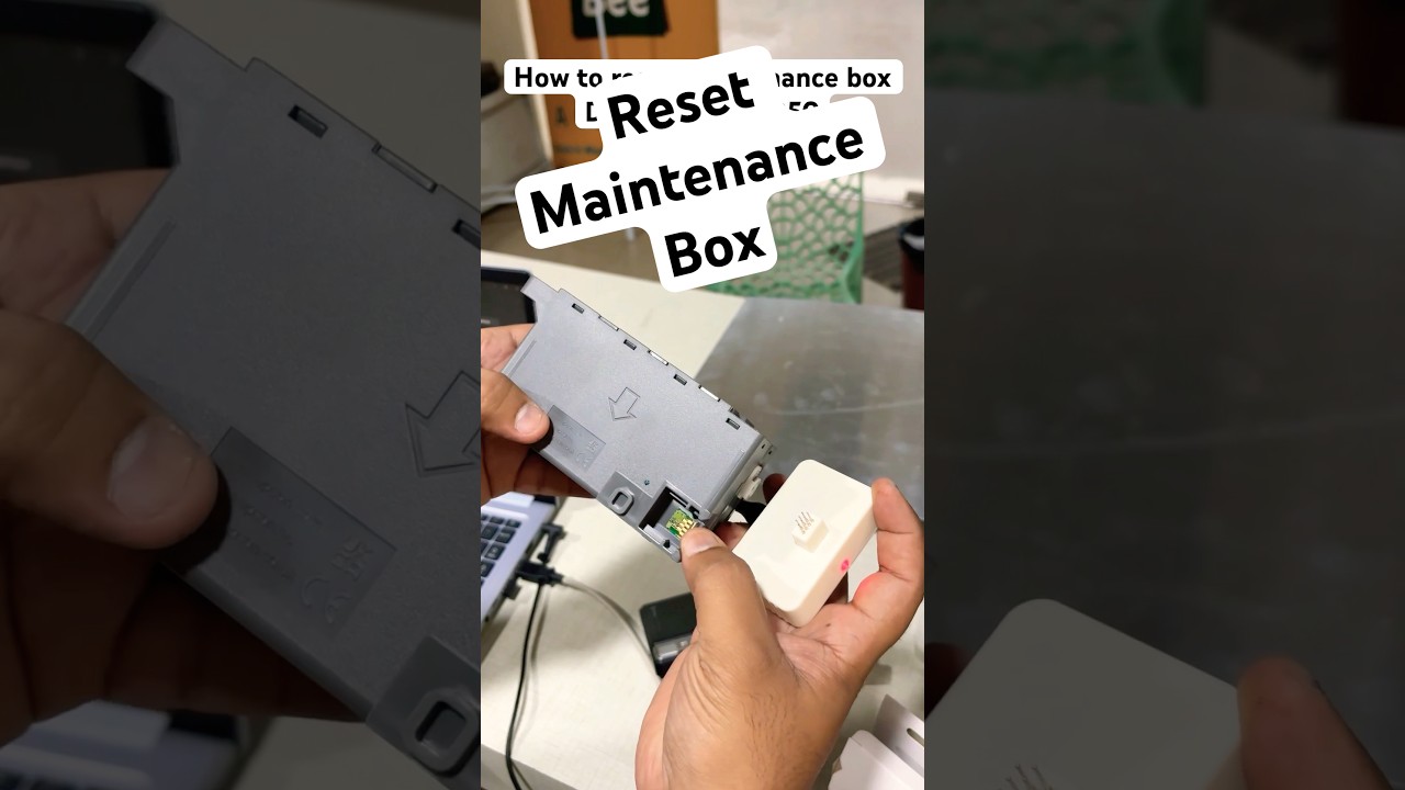 DTF Printer Epson L18050 Maintenance Box Issue Fixed !