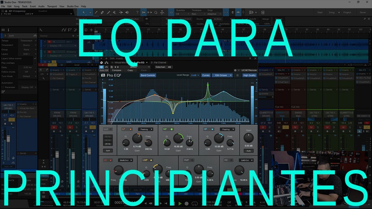 TUTORIAL de EQ para principiantes en STUDIO ONE