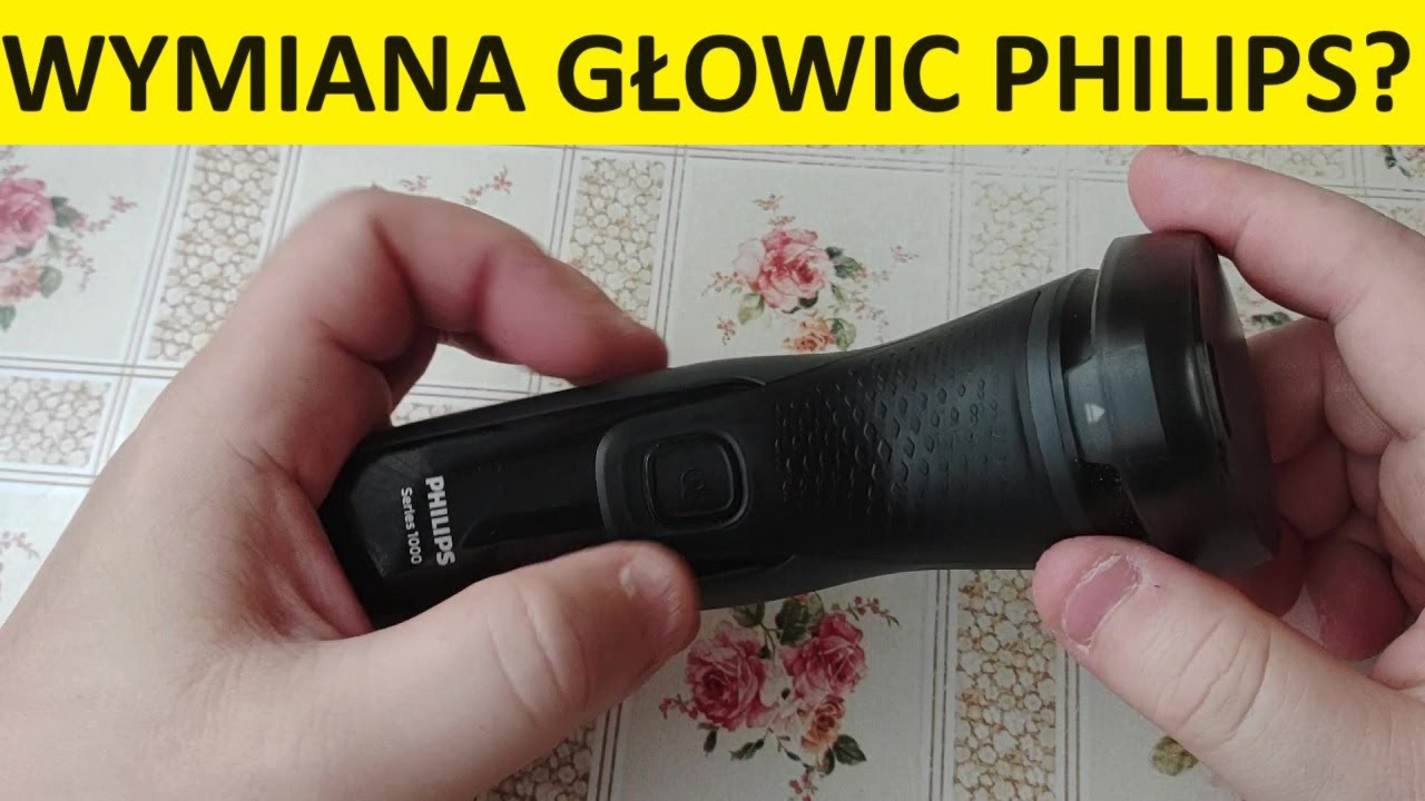 Jak wymienić głowice golące w golarce Philips? Jak wymienić ostrza w golarce elektrycznej Philips?