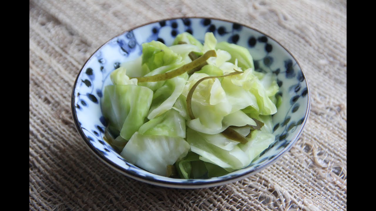 Tsukemono Recipe - Japanese Cooking 101
