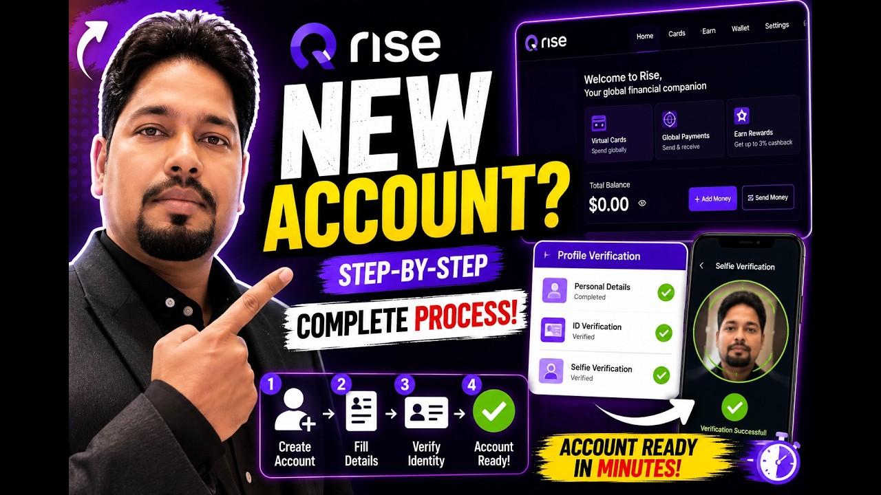 Rise पर NEW ACCOUNT कैसे बनाएं? | Complete Step-by-Step Guide in 2026 | How to Create a Rise Account