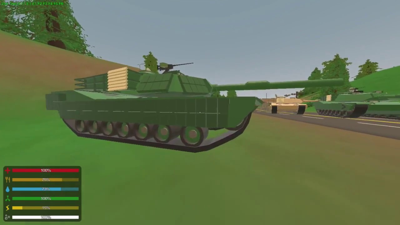 M1A1 Abrams tank and humvee OP mod (unturned)