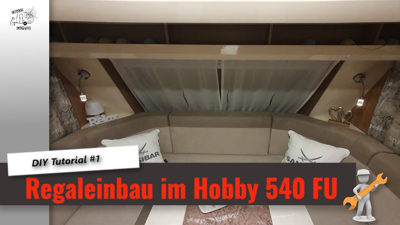 DIY Eckregaleinbau im Hobby 540 FU