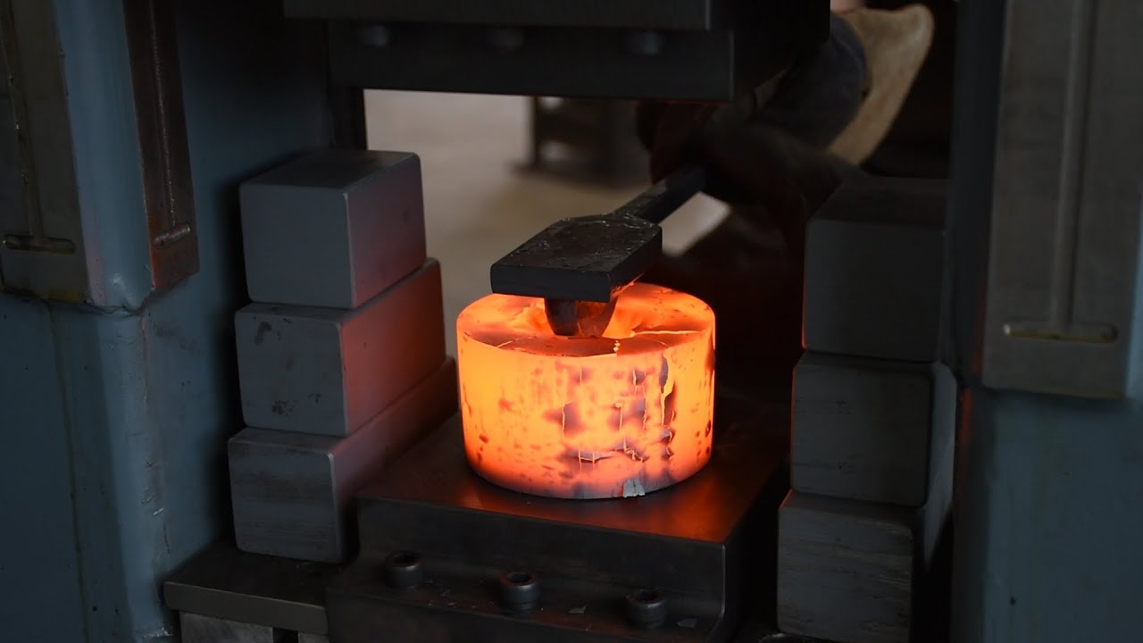 Heavy Forging: Bowl Swage Block