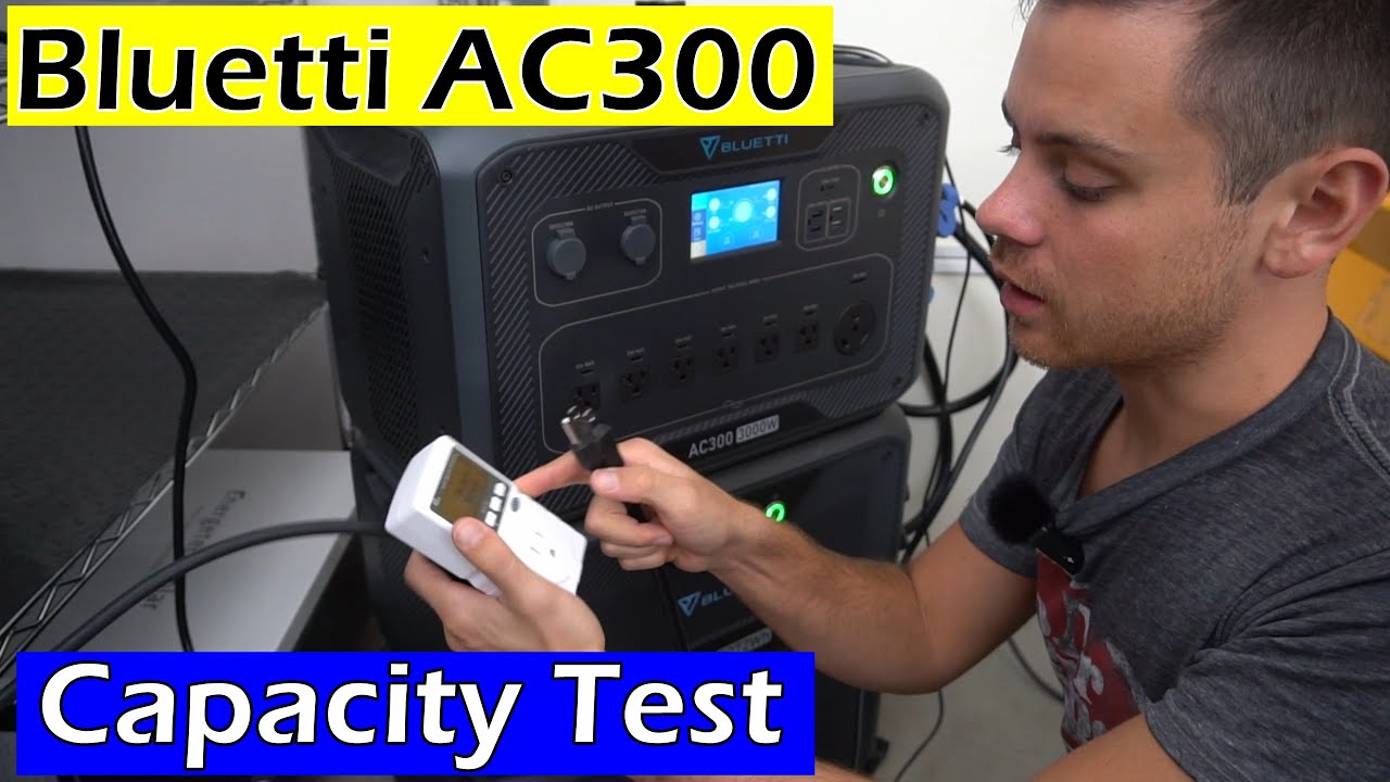Bluetti AC300 Capacity Test
