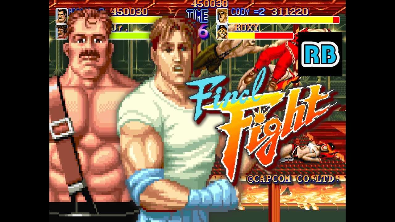 1989 [60fps] Final Fight (World) 2Players Haggar Cody ALL