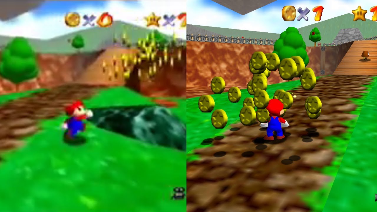 Gameshark code: Mario is showered by coins HD