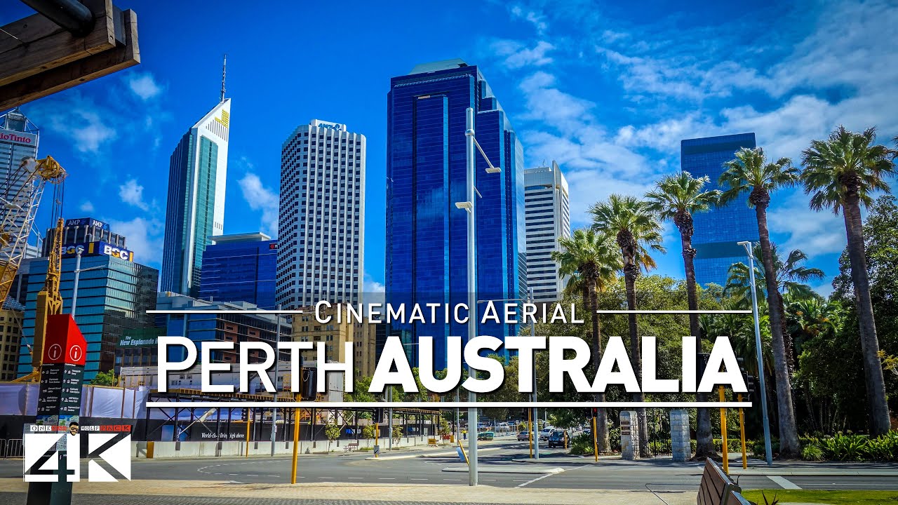 🇦🇺 4K Drone Footage PERTH 🔥 Western Australia 🔥🔥🔥 [DJI Phantom 4]